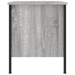 vidaXL Table de chevet sonoma gris 40x42x50 cm bois d'ingénierie