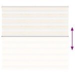 vidaXL Store zèbre beige marbré largeur du tissu 155 9 cm polyester