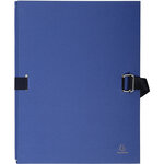 Chemise Dos Extensible Papier - 24x32cm - Bleu Foncé - X 10 - Exacompta