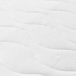 vidaXL Matelas à ressorts ensachés moyen 200x200 cm