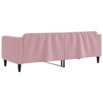 vidaXL Lit de repos sans matelas rose 80x200 cm velours