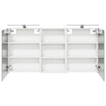 vidaXL Ensemble de Meubles de Salle de Bain 3 Pièces 140 x 14 5 x 70 cm