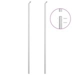 vidaXL Clôture à mailles avec poteaux Acier galvanisé 15x1 5 m Argenté