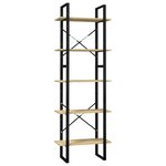 vidaXL Bibliothèque à 5 niveaux 60x30x175 cm Bois de pin
