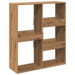 vidaXL Bibliothèque/Séparateur de pièce chêne artisanal 100x33x115 cm
