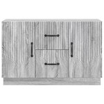 vidaXL Buffet Sonoma gris 89 x 34 5 x 57 cm Bois d'ingénierie