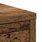 vidaXL Buffet avec tiroirs et portes vieux bois 73x31x90 cm