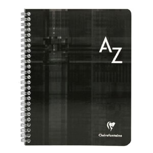 CLAIREFONTAINE  Répertoire reliure intégrale 17x22 100p séyès couleur aléatoire