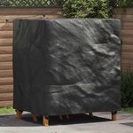 vidaXL Housse pour mobilier d'extérieur Noir 116 x 100 x 120 cm 420D