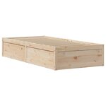 vidaXL Cadre de lit sans matelas 100x200 cm bois massif de pin