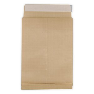 Lot de 250 enveloppes pochettes kraft armé à soufflet marron 229 x 324 + 30 mm