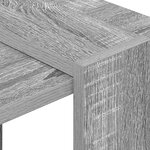 vidaXL Étagère Gris Sonoma 52 x 25 x 71 5 cm Bois d'ingénierie