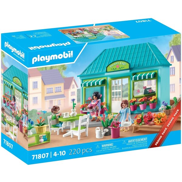 PLAYMOBIL 71807 - Boutique de fleuriste et salon de thé