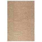 vidaXL Tapis 120x170 cm aspect jute intérieur et extérieur