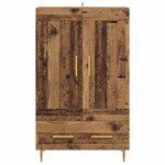 vidaXL Haut Armoire Bois Ancien 69 5 x 31 x 115 cm Bois d'ingénierie