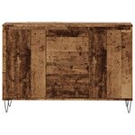 vidaXL Buffet vieux bois 101 5x35x70 cm bois d’ingénierie
