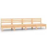 Salon de jardin meuble d'extérieur ensemble de mobilier 4 pièces bois de pin massif 02_0016229