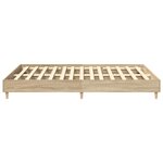 vidaXL Cadre de lit sans matelas chêne sonoma 140x200 cm