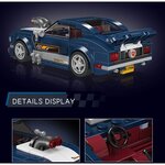 Mould King 27048 - Mustang 1967 + Vitrine