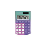 Calculatrice 8 chiffres Pocket Sunset lilas - rose
