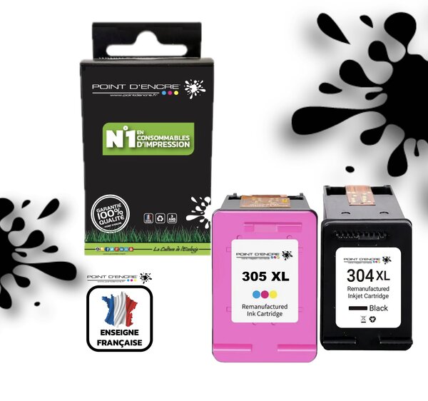 304XL / 304 - NOIR & COULEUR - Grande capacité
