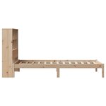 vidaXL Lit bibliothèque sans matelas 90x190 cm bois de pin massif