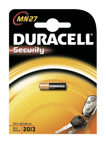 Pile alarmes et télécommandes MN27 12V DURACELL