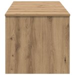 vidaXL Table basse chêne artisanal 102 x 50 5 x 46 5 cm
