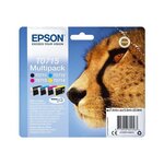 Epson multipack t0715 - guépard - noir  cyan  magenta  jaune