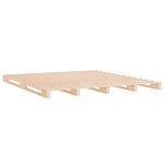 vidaXL Cadre de lit sans matelas 200x200 cm bois massif de pin