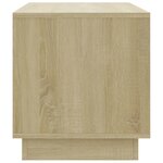 vidaXL Meuble TV chêne sonoma 102x41x44 cm bois d'ingénierie