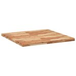 vidaXL Dessus de table carré 90x90x4 cm bois massif d'acacia