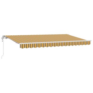 vidaXL Auvent Rétractable Multicolore 400 x 200 cm