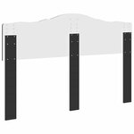 vidaXL Tête de lit Chêne noir 150 cm Bois d'ingénierie