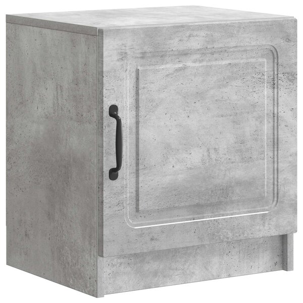 vidaXL Cabinet de chevet Gris béton 43 x 34 5 x 47 cm