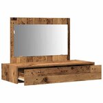 vidaXL Table de Toilette Marron 100 x 40 x 70 cm Bois d'ingénierie
