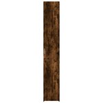 vidaXL Buffet haut chêne fumé 30x42 5x185 cm bois d'ingénierie