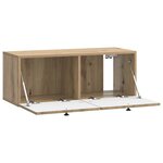 vidaXL Meuble TV mural 78 5 x 31 x 30 cm Chêne artisanal