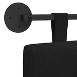 vidaXL Tête de lit suspendue Tissu