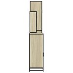 vidaXL Ensemble de meubles de salle de bain 4 Pièces chêne sonoma