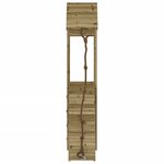 vidaXL Maisonnette de jeu avec mur d'escalade bois de pin imprégné