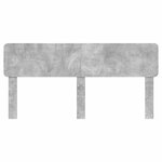 vidaXL Tête de lit Gris béton 180 cm Bois d'ingénierie