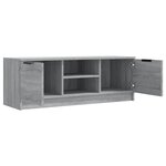 vidaXL Meuble TV Sonoma gris 102x35x36 5 cm Bois d'ingénierie