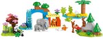 LEGO DUPLO - Set Familles d'Animaux Sauvages 3-en-1 - 10446 pour les Tout-Petits