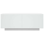 vidaXL Meuble TV Blanc 100x35x40 cm Aggloméré