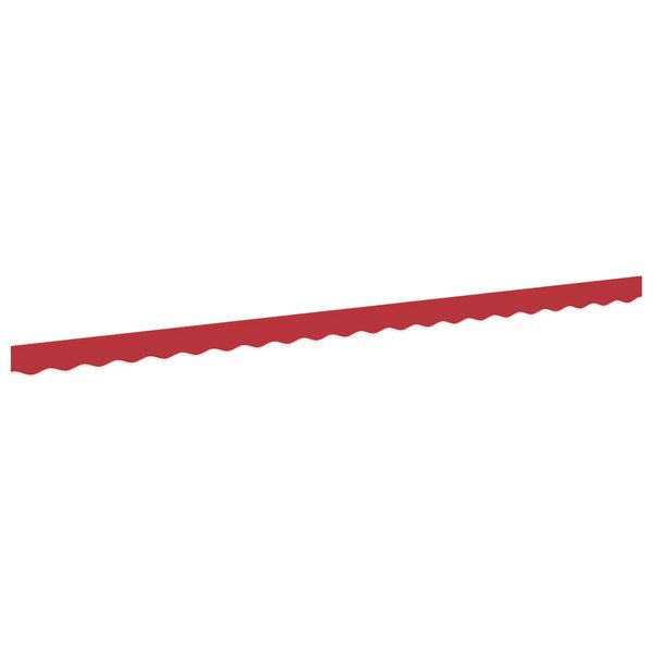 vidaXL Valance de store pour cadre de 5 m Rouge 4.8x0.2 m
