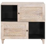 vidaXL Buffet Blanc 33 5 x 80 x 75 cm