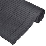 vidaXL Napperons 6 Pièces Bambou 30 x 45 cm Noir