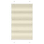 vidaXL Store plissé crème 70x150 cm largeur du tissu 69 4 cm polyester