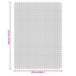 vidaXL Tapis de sol de camping vert 3 5x2 5 m